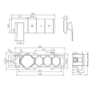 Смеситель для душа Raglo R02.273 хром